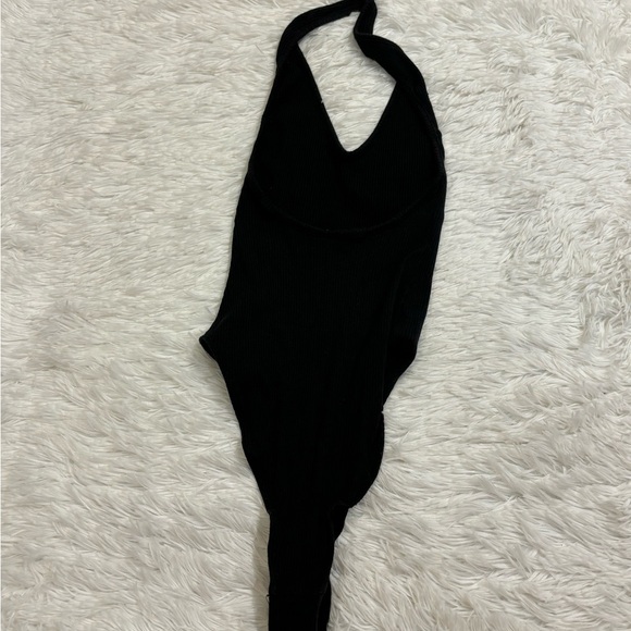 UO Out From Under Layla Plunge Halter Bodysuit - Picture 5 of 5